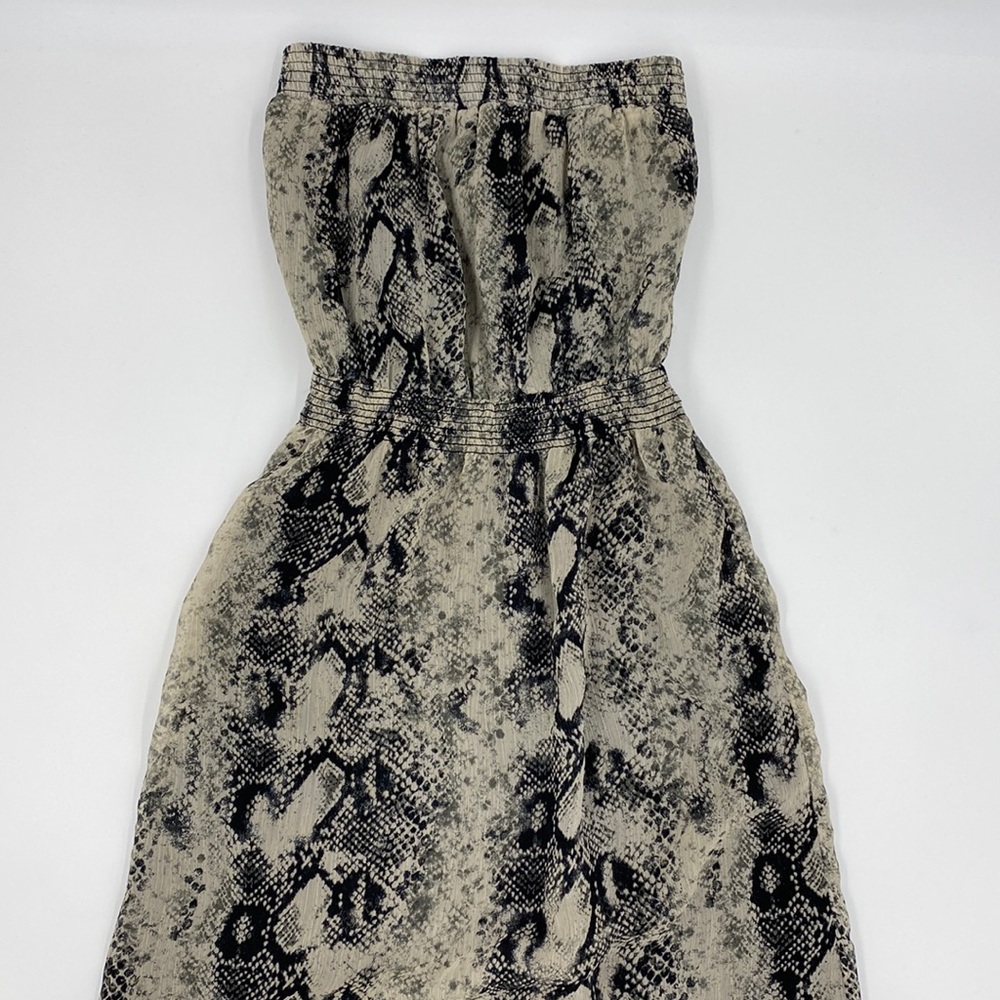 Bar III Snake Print Long Maxi Dress